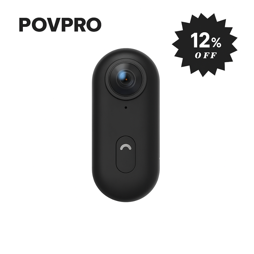 4K Pocket Mini Camera with Magnetic Mount, Waterproof & WiFi
